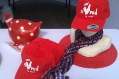 Ball Caps Turn RI Red